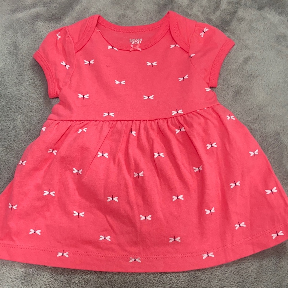 Just one you dragonfly pink dress